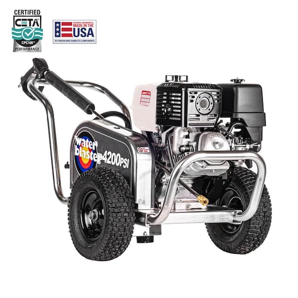 4200 PSI 4.0 GPM Gas Pressure Washer, Honda GX390 Engine, CAT Pump, Commercial Cold Water Power Washer