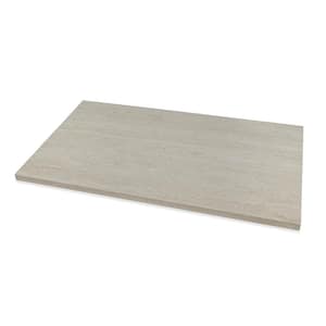 Cordova Lablanca 24 in. x 13 in. x 2 in. Rectangle Matte Porcelain Pool Coping Eased Edge (4.33 sq. ft./Case)