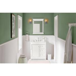 Naples 30 in. W x 21.75 in. D Bath Vanity Cabinet in White