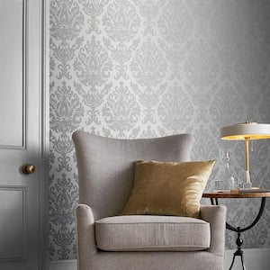 Antique Grey Removable Wallpaper Sample