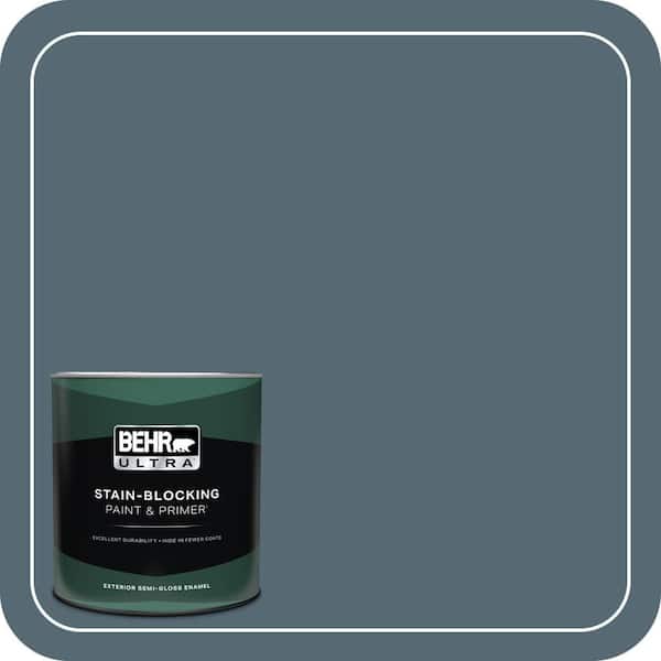 BEHR ULTRA 1 qt. #540F-6 Distance Semi-Gloss Enamel Exterior Paint & Primer