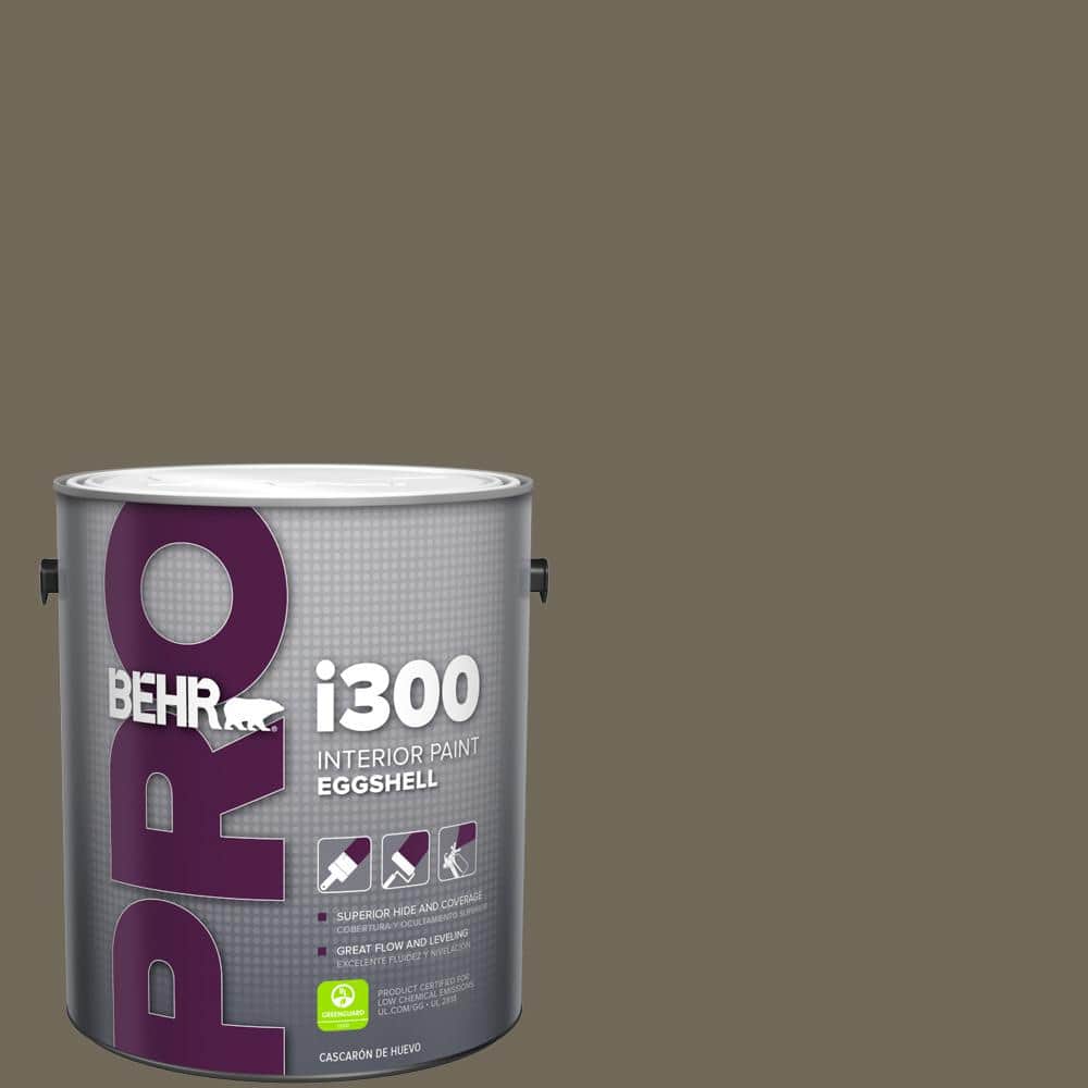 BEHR PRO 1 gal. 770D6 Sandwashed Driftwood Eggshell Interior Paint
