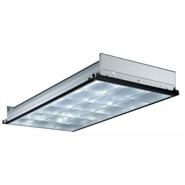 Lithonia Lighting PT3 MV 3-Light Fluorescent Parabolic Troffer