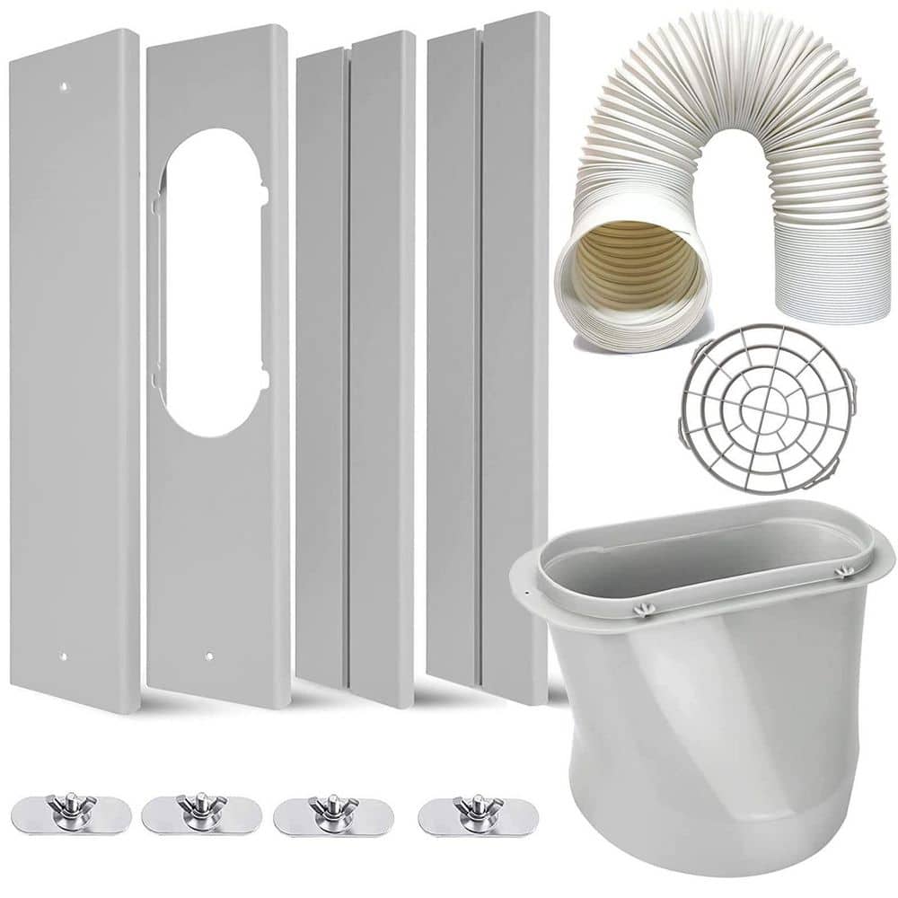 Portable Air Conditioner Vent Kit, Adjustable Window Seal Panel with 59 Inch Exhaust Hose Fits Sliding Window price history on PriceWatchPro