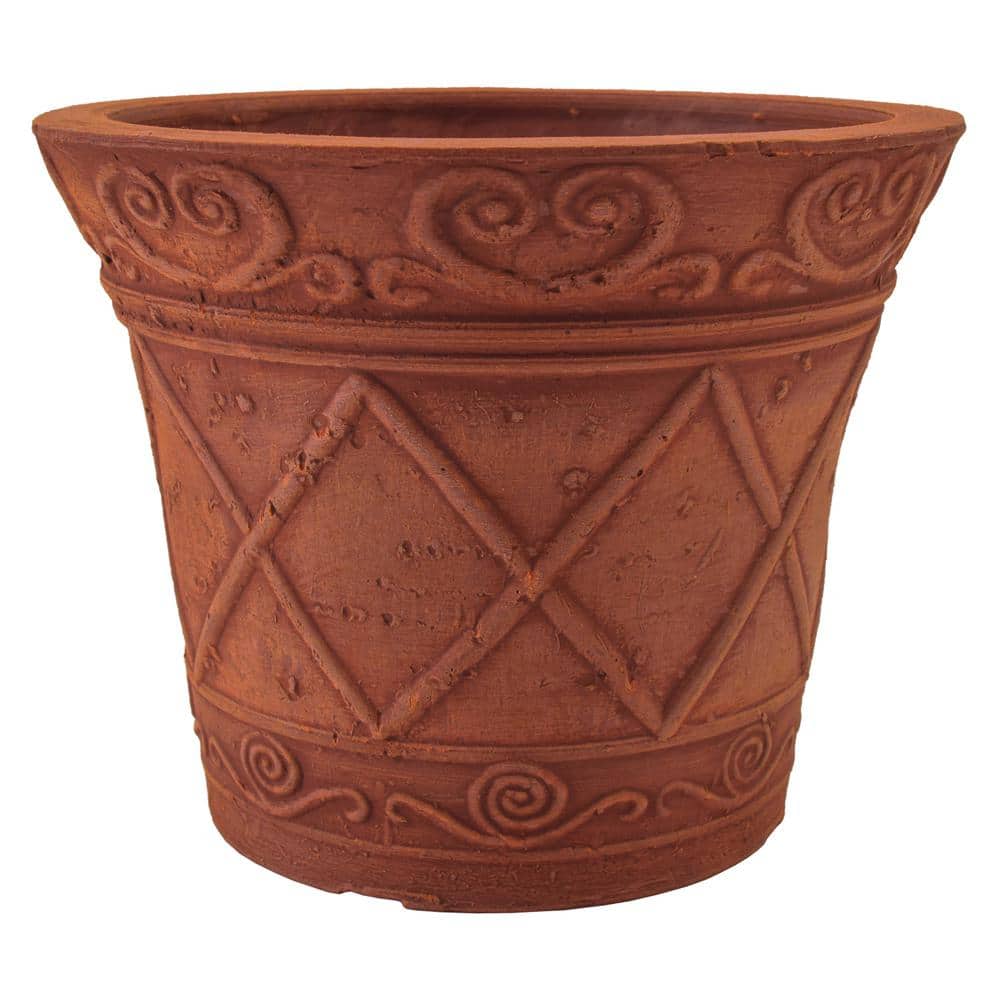Scroll Grower 5 in. x 4 in. Terra Cotta PSW Pot