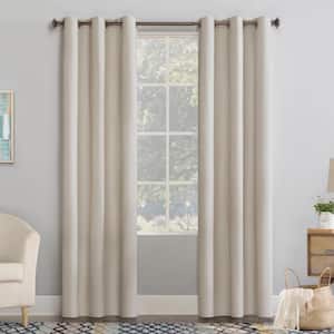 Lindstrom Stone 40 in. W x 63 in. L Grommet Room Darkening Curtain (Single Panel)