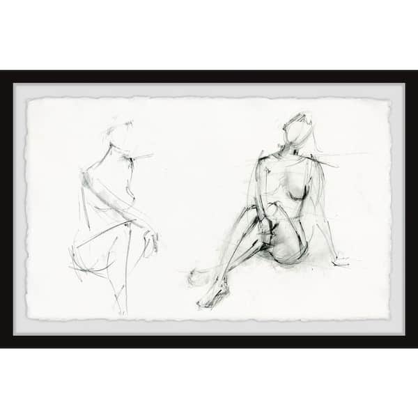 Unbranded "I'm Daring You" by Marmont Hill Framed People Art Print 16 in. x 24 in.