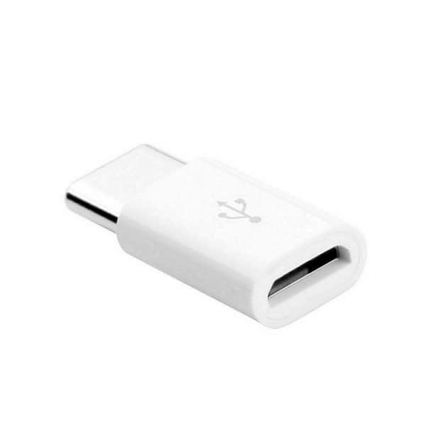Type C Male to Micro-B to USB-C Adapter