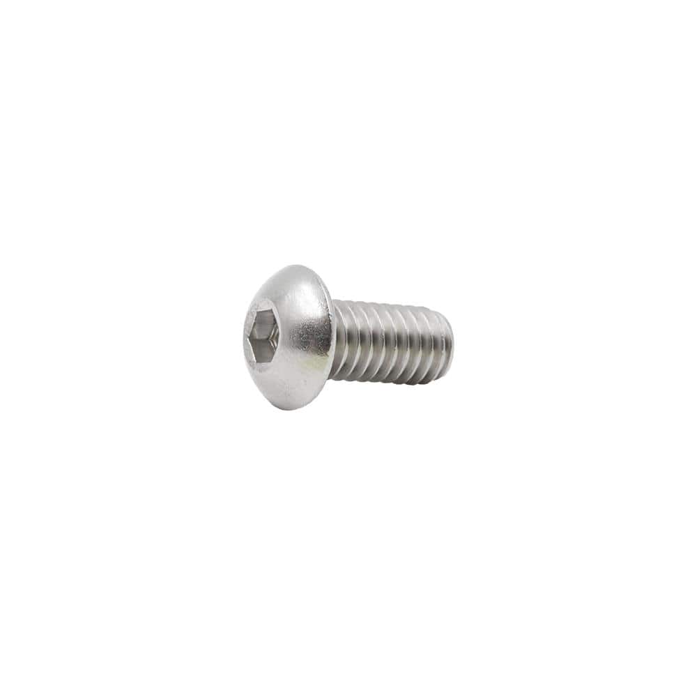 Everbilt 5/16 in.-18 x 5/8 in. Hex Button Head Stainless Steel Socket Cap  Screw (2-Pack) 827698 The Home Depot
