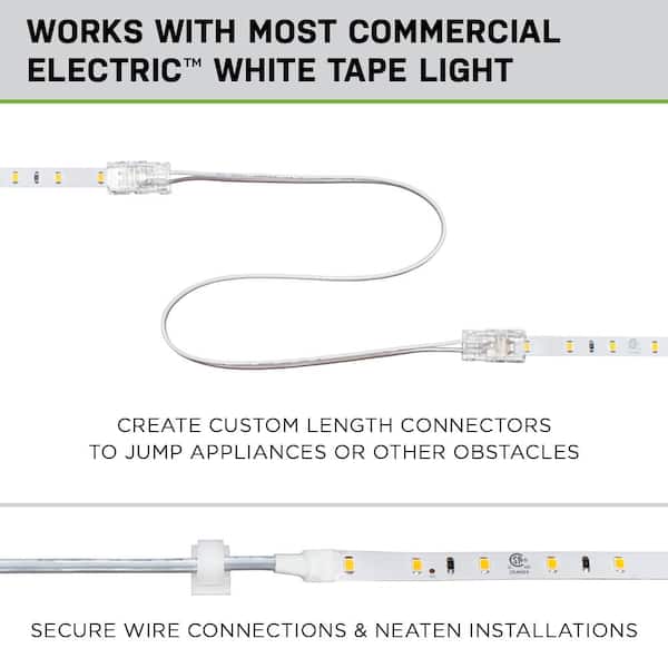 Wire To Tape Connectors, Home Depot Led Light Strip Connector