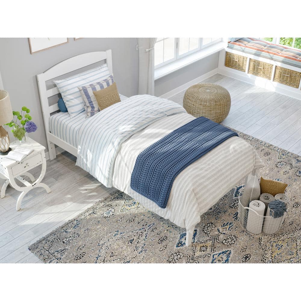 Warren Mission-Style Twin Platform Bed with Wood Frame