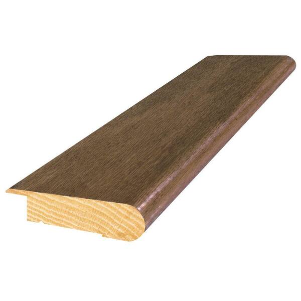 Mohawk Natural Walnut 3/4 in. Thick x 3 in. Wide x 84 in. Length Hardwood Stair Nose Molding