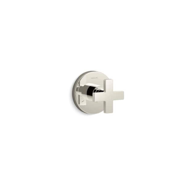 KOHLER Composed Mastershower Transfer Valve Trim With Cross Handle in Vibrant Polished Nickel