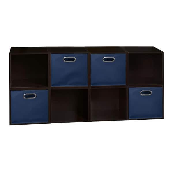 Regency 26 in. H x 52 in. W x 13 in. D Brown Wood 12-Cube Organizer