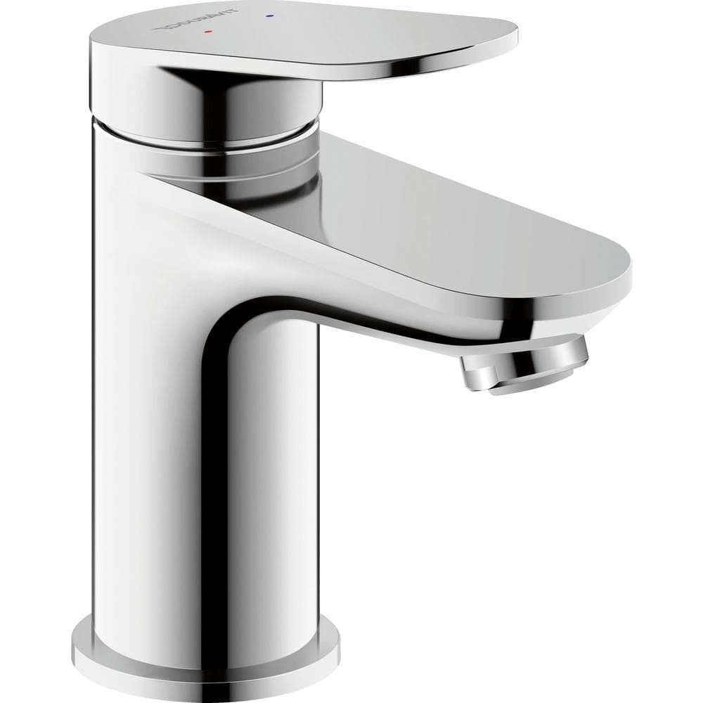 Duravit Chrome Single Hole Single Handle Bathroom Faucet with Pop-Up Drain