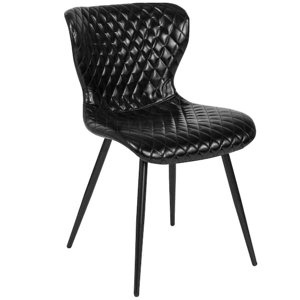 Carnegy Avenue Black Vinyl Office/Desk Chair
