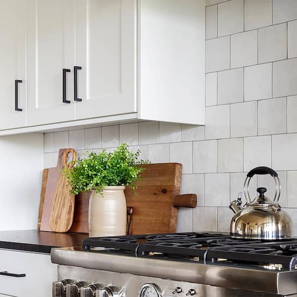 Cloe White 5-in x 5-in Glossy Ceramic Wall Tile (10.83-sq. ft/ Carton)