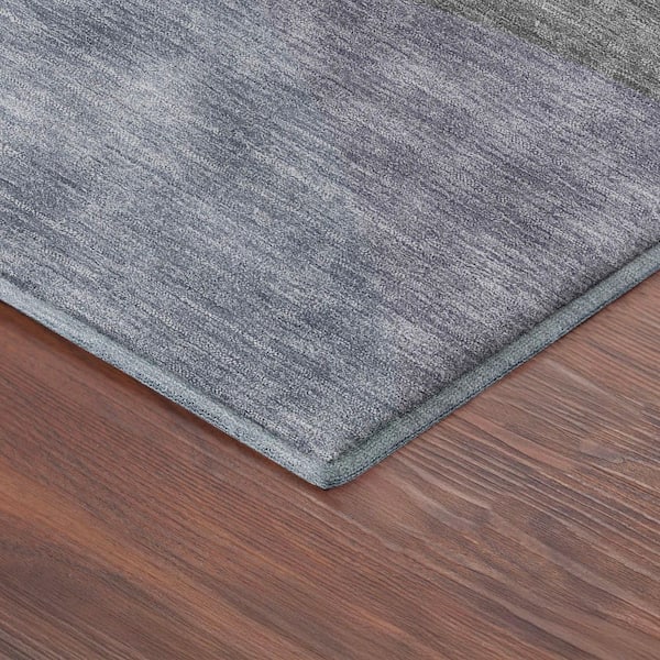 Mayfield Premium Machine Washable Abstract AMF2378 Plum 2 ft. x 7 ft. Runner Rug