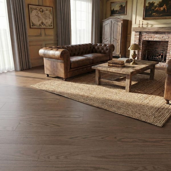 Jeedeson Brown 0.59 in. T x 47.64 in. L x 6.5 in. W Tongue and