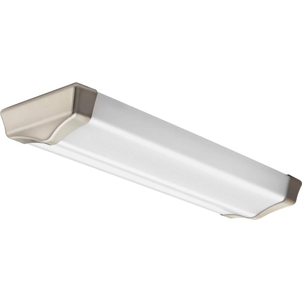 Bouldercrest 24" Brushed Nickel Energy Star LED Flush Mount Light