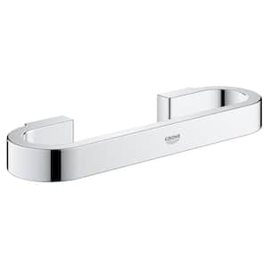Selection 12 in. Wall Mount Grab Bar in StarLight Chrome