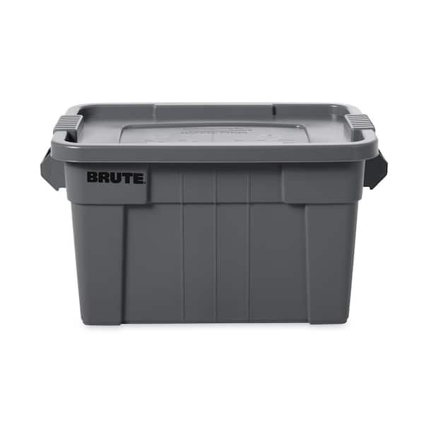 Rubbermaid Commercial Products Brute 20 Gal. Gray Round Trash Can Lid  RCP261960GRA - The Home Depot
