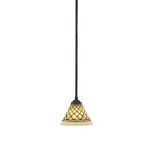 Designers Fountain Hana 60-Watt 1-Light Mini-Pendant with Robusta Wood ...