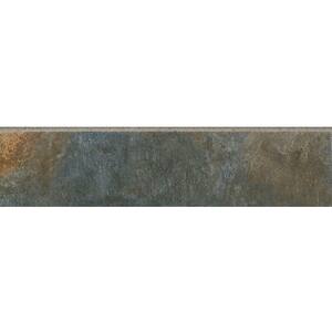 Hematite Autumn 3 in. x 12 in. Porcelain Floor and Wall Bullnose Tile (4.56 sq. ft./case)