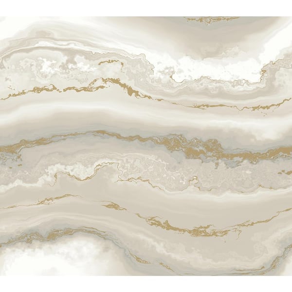 Aviva Stanoff Shifting Sands Beige Peel and Stick Wallpaper