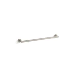 Composed 24 in. Towel Bar in Vibrant Brushed Nickel