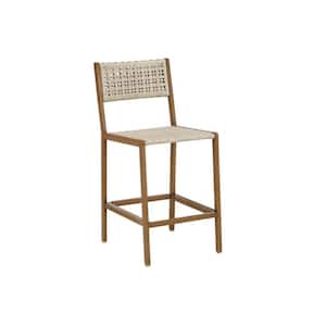 Rocky Mount Stationary Metal KD Outdoor Bar Stool (2-Pack)