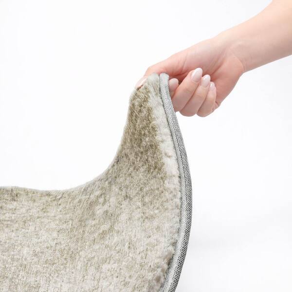 Dream Shag Premium Machine Washable Abstract ADS565 Beige 10 ft. x 14 ft. Area Rug