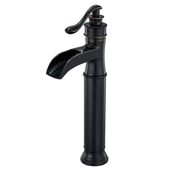 Dimakai Single Hole Single-Handle Vessel Bathroom Faucet in Oil Rubbed Bronze