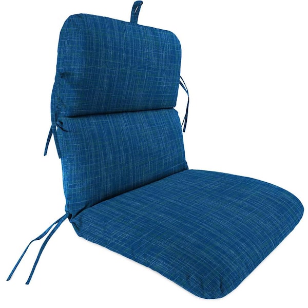 Jordan Manufacturing 45 in. L x 22 in. W x 5 in. T Outdoor Chair Cushion in Harlow Lapis