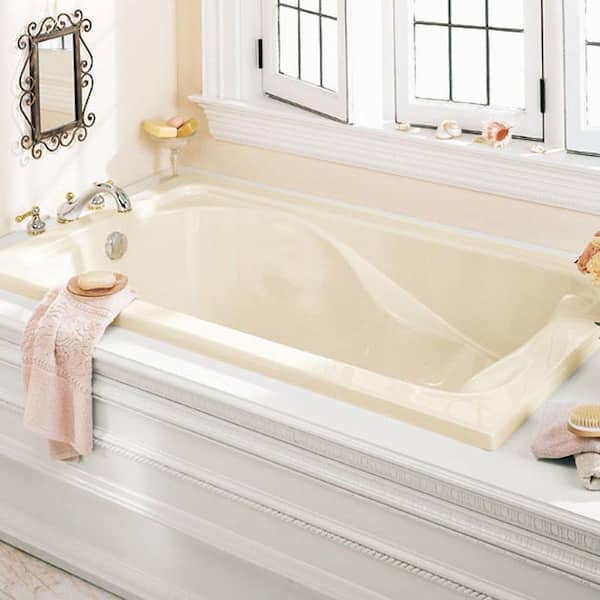 Cadet 6 ft. x 42 in. Reversible Drain Soaking Bathtub in White Cadet 6 ft. x 42 in. Reversible Drain Soaking Bathtub in White