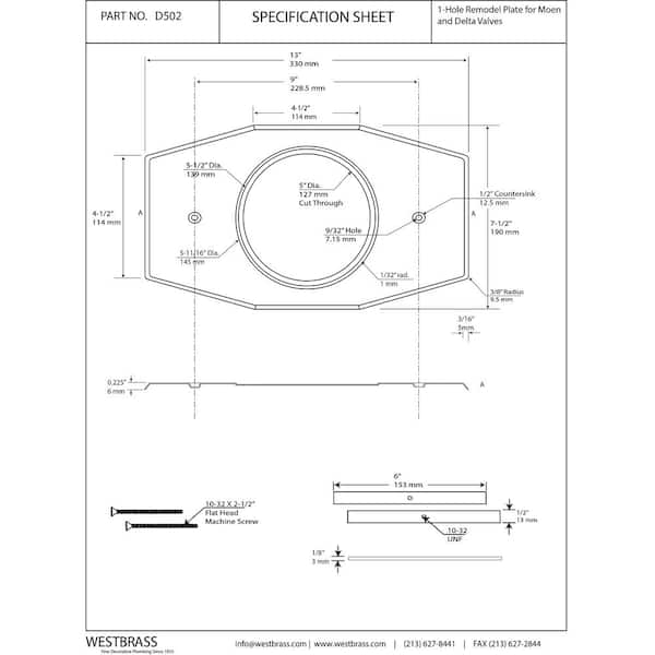 Remodeling Cover Plate for Ligature Resistant Shower Valve