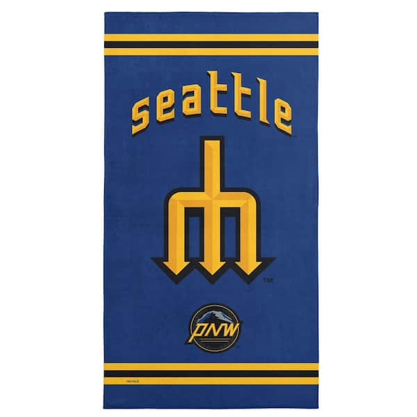 THE NORTHWEST GROUP MLB Mariners City Connect Printed Cotton/Polyester Blend Beach Towel