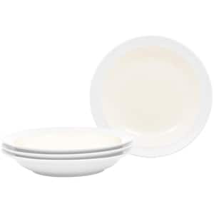 Colorwave White 10.5 in., 27 fl. Oz.(White) Stoneware Pasta Bowls,  (Set of 4)