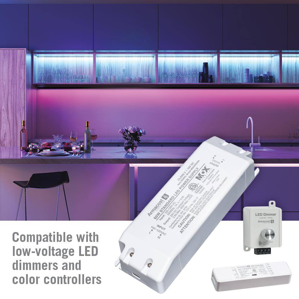 Armacost 60W White Universal Dimmable LED Driver