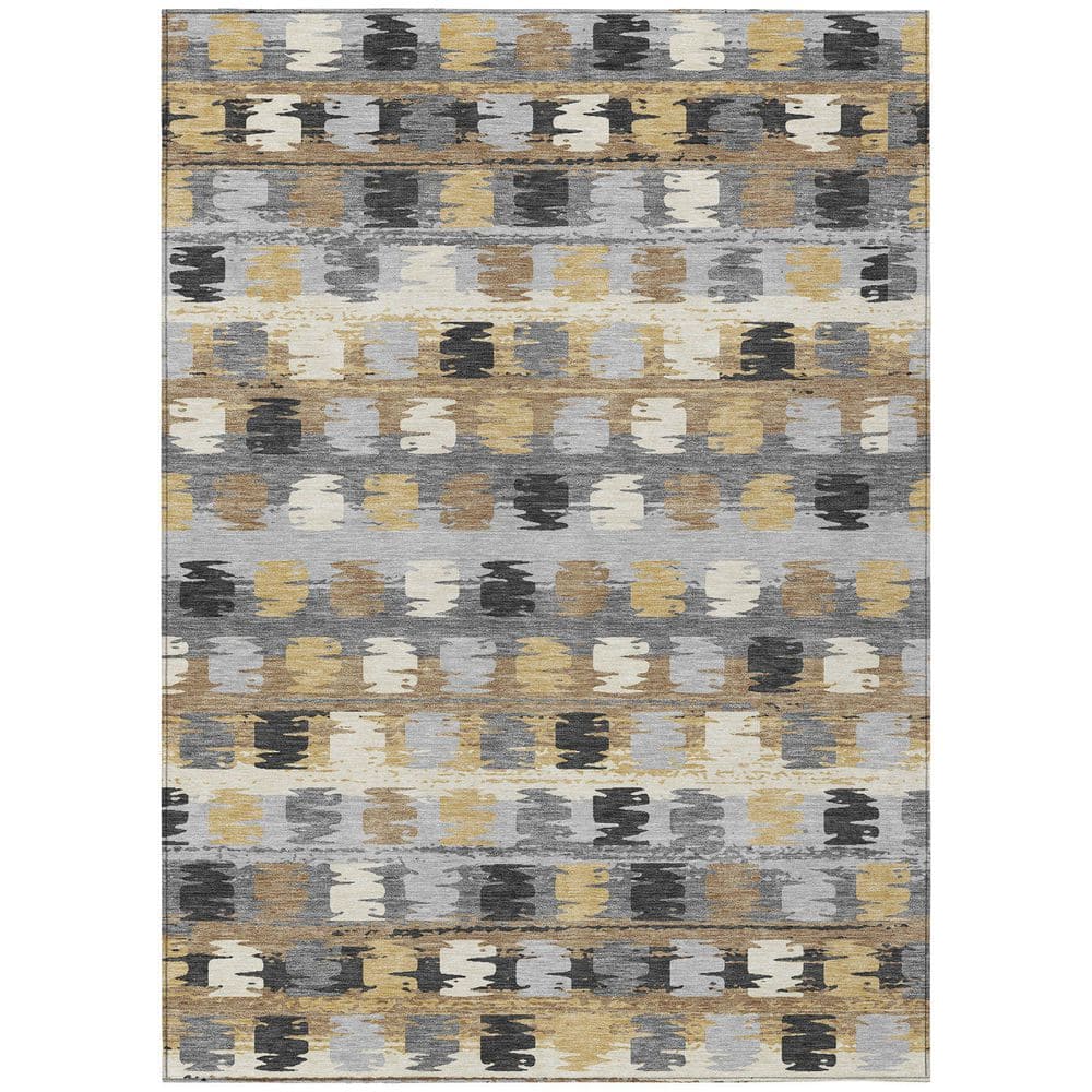 Chantille Machine Washable Indoor/Outdoor Abstract ACN2673 Gray 3 ft. x 4 ft. Area Rug price history on PriceWatchPro