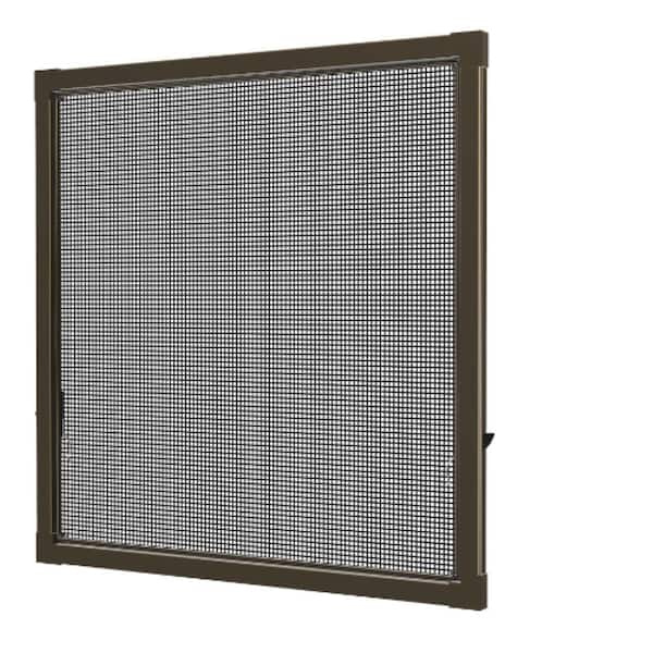 Casement Series 32.5 in. x 55.40625 in. Bronze Aluminum Window Screen Compatible with Andersen