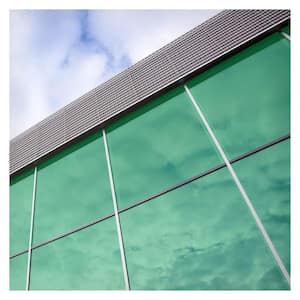24 in. x 50 ft. CAGN Transparent Color Green Window Film