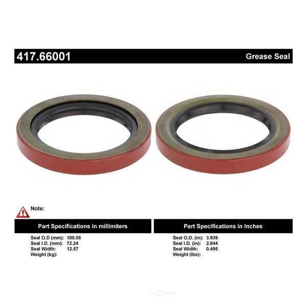 Centric Parts Axle Shaft Seal