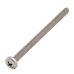 M5-0.8x70mm Stainless Steel Pan Head Phillips Drive Machine Screw 2-Pieces