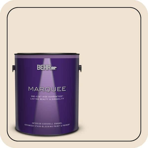 BEHR MARQUEE 1 gal. #S280-1 Buckwheat Flour Eggshell Enamel Interior Paint & Primer