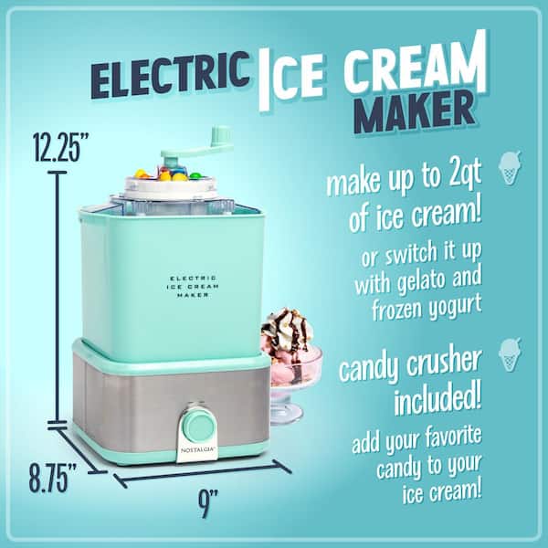 https://images.thdstatic.com/productImages/34244166-0164-4a1d-bddb-3a76060a2707/svn/aqua-stainless-steel-nostalgia-ice-cream-makers-ccim2aq-c3_600.jpg
