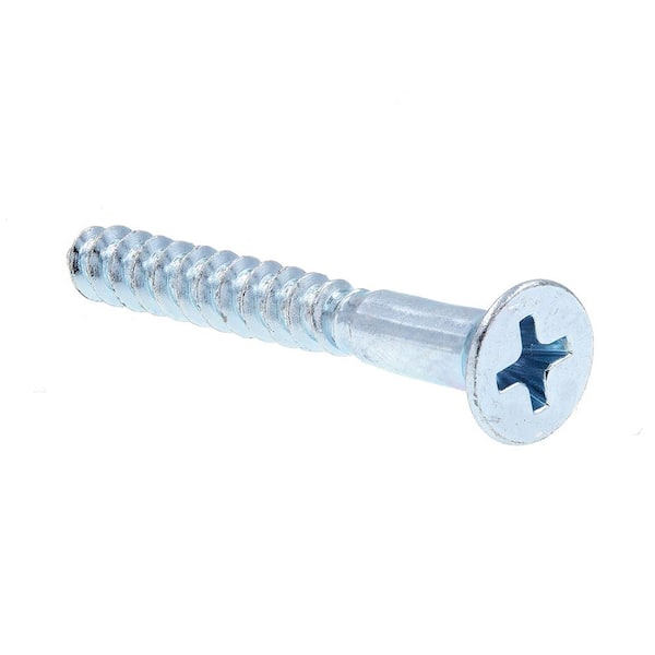 Prime-Line #9 x 1-1/2 in. Zinc Plated Steel Phillips Drive Flat Head Wood Screws (50-Pack)
