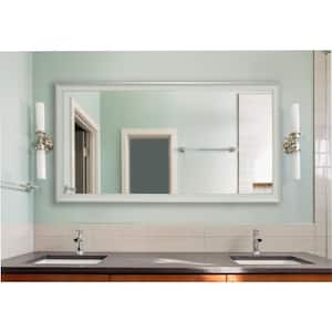 Oversized Rectangle White Classic Mirror (68.5 in. H x 33.5 in. W)