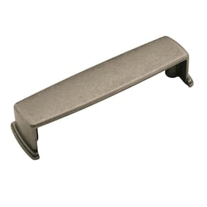 Kane 3-3/4 in (96 mm) Center-to-Center Weathered Nickel Cabinet Cup Pull