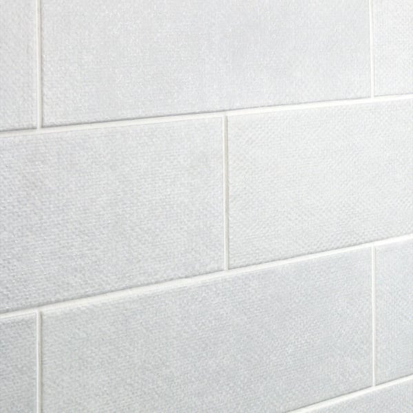 Ivy Hill Tile Piston Camp White 4 in. x 12 in. 7mm Matte Ceramic